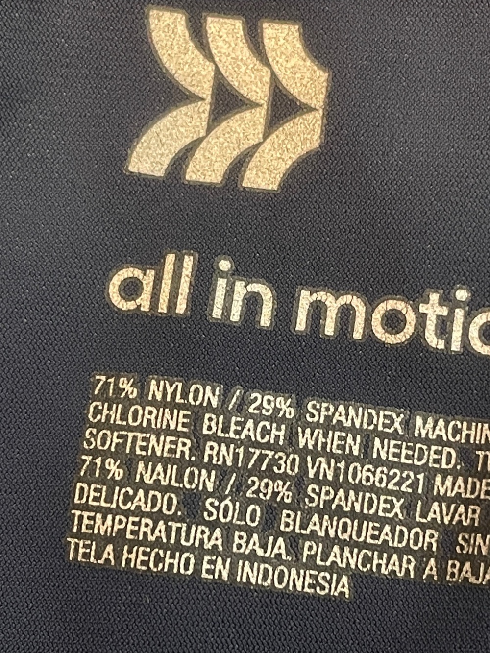 All In Motion Athletic Joggers/ Pants. Size Large. Blue.  Lightweight. GUC - Picture 10 of 11